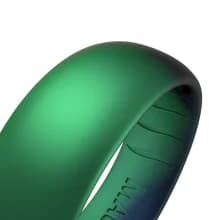 Details metallic green dragon classic silicone ring men metal alternative ring daily-wear engagement rings for men.