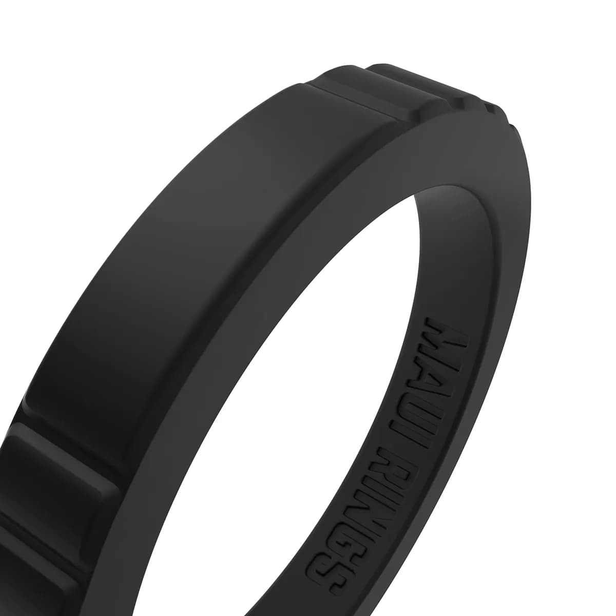 Elegant stackable rings for women black magic comfortable and breathable silicone wedding bands women.
