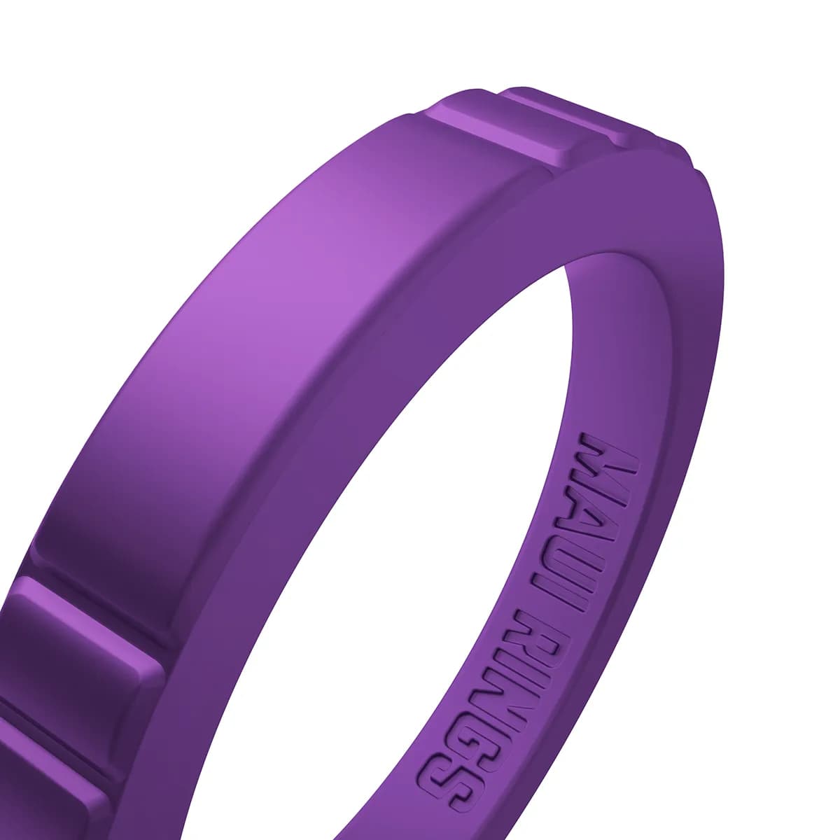 Elegant stackable rings for women lavender purple comfortable and breathable silicone wedding bands women.