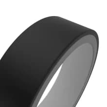 Reversible two tone silicone ring women black, grey safe to wear fashion alternative ring .