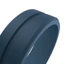 Details navy blue sport silicone ring men for navy jobs and outdoor sport activities