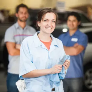 Mechanics are wearing silicone rings